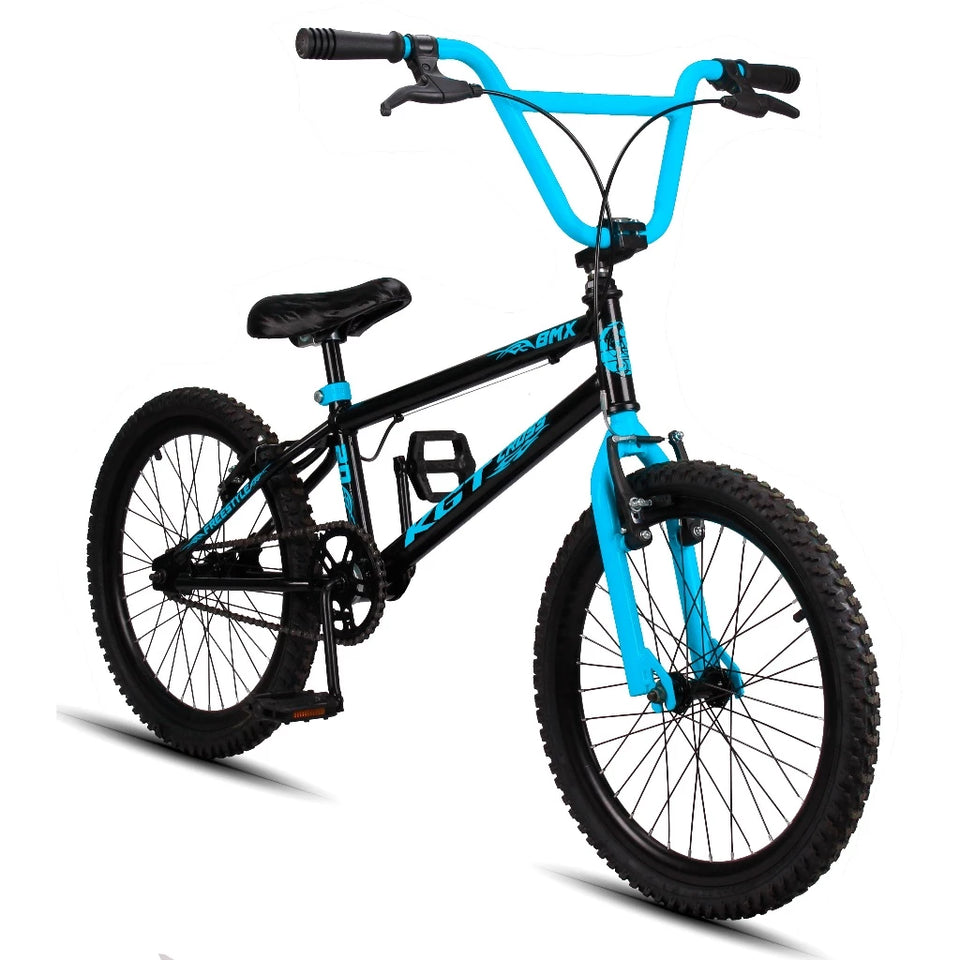 Bicicleta Infantil Aro 20 BMX Cross Freestyle – Quadro Aço Carbono, Freio V-Brake e Aro Aero Alumínio