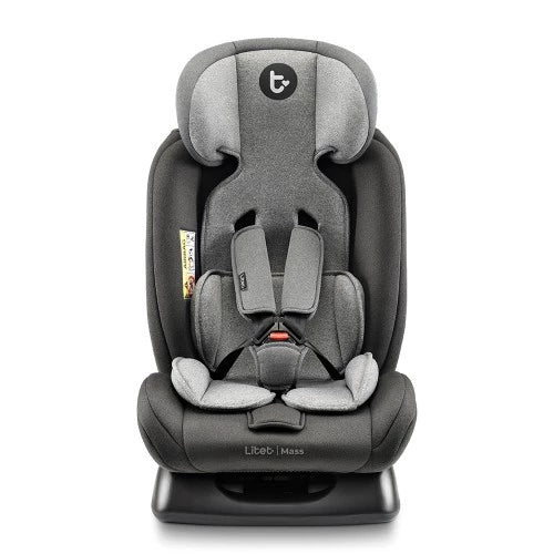 Cadeirinha de Carro Litet Mass 0 a 36kg – 4 Grupos de Crescimento, Reclino 135°, Apoio de Cabeça 13 Posições e Certificada Inmetro