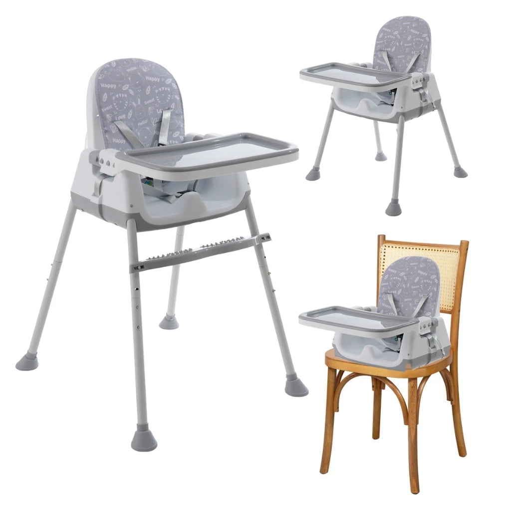 Cadeira de Alimentação Maxi Baby Zest 3 em 1 – Cadeira Alta, Booster e Cadeira Infantil, Capa Impermeável, Certificada Inmetro, 6 Meses até 23kg