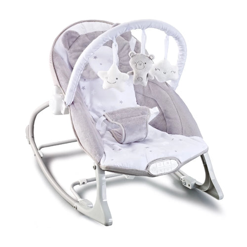 Cadeira de Descanso Musical para Bebê Maxi Baby – Vibração, Sons da Natureza, Balanço e Modo Vertical, até 18kg