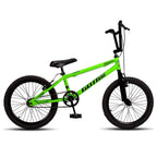 Bicicleta Infantil Aro 20 BMX Gottbike Verde e Preto – Quadro Aço, Freio V-Brake, Aro Aero Alumínio 36 Furos, para Iniciantes de 6 a 12 Anos