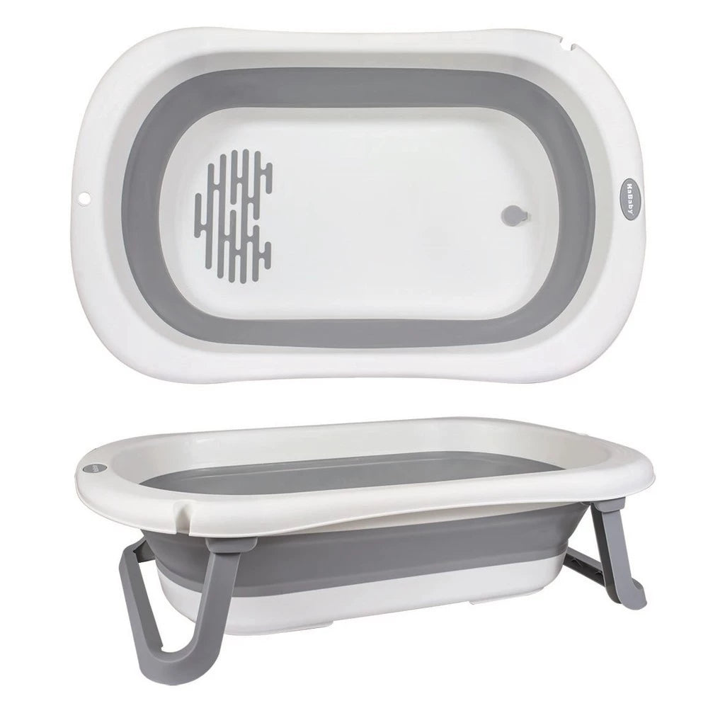Banheira Dobrável Infantil KaBaby 35L Antiderrapante – Esvaziamento Rápido, Profundidade Regulável, Compacta e Portátil, do Nascimento até 40kg