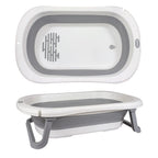 Banheira Dobrável Infantil KaBaby 35L Antiderrapante – Esvaziamento Rápido, Profundidade Regulável, Compacta e Portátil, do Nascimento até 40kg