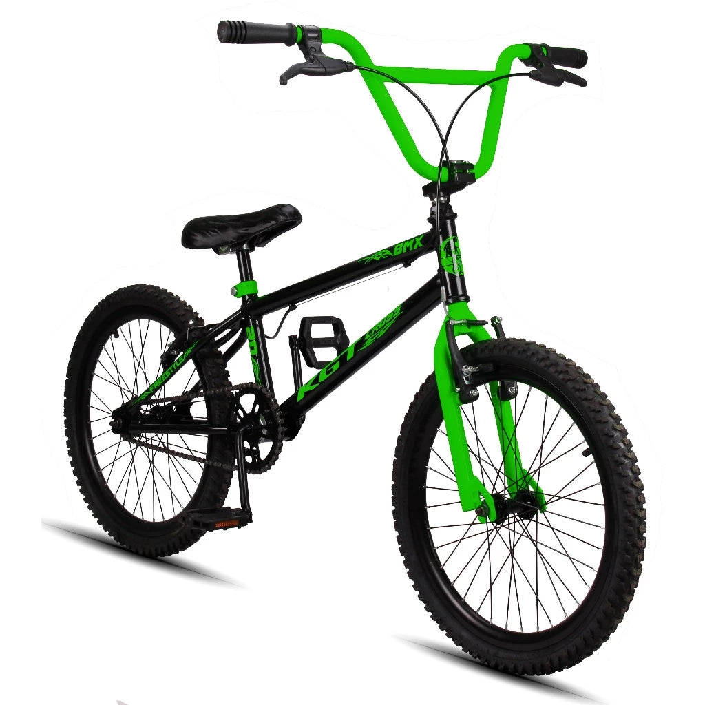 Bicicleta Infantil Aro 20 BMX Cross Freestyle – Quadro Aço Carbono, Freio V-Brake e Aro Aero Alumínio