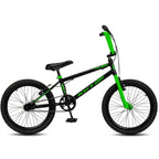 Bicicleta Infantil Aro 20 BMX Cross Freestyle – Quadro Aço Carbono, Freio V-Brake e Aro Aero Alumínio