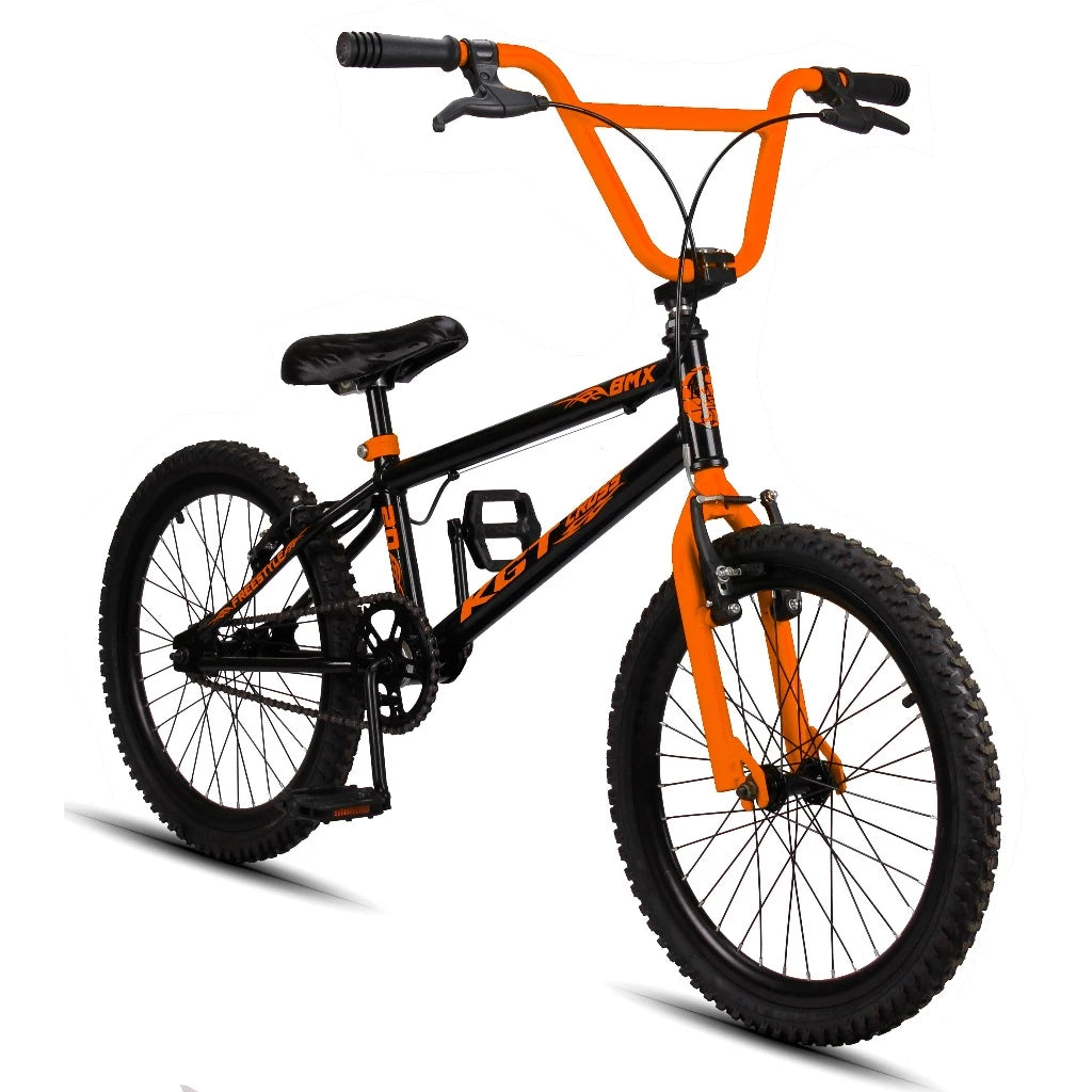 Bicicleta Infantil Aro 20 BMX Cross Freestyle – Quadro Aço Carbono, Freio V-Brake e Aro Aero Alumínio